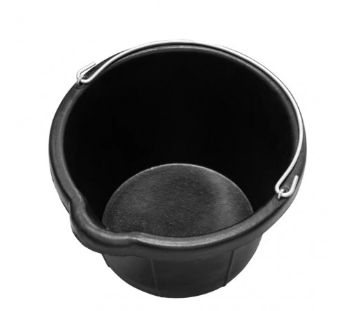 Ведро строительное гибкое, широкое, DLT, 10л (факт. 9л), тип RUBBERBUCK, арт.2904