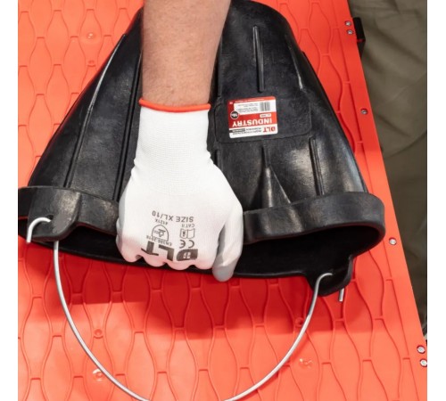 Ведро строительное гибкое с носиком, DLT, 10л (факт. 10л), тип INDUSTRY, арт.2909