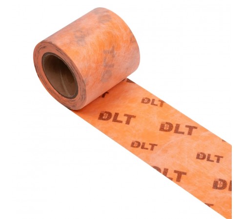 Гидроизоляционная лента DLT (оранжевая), 300 г/м², рулон 12.5 см * 10 м, арт.3574