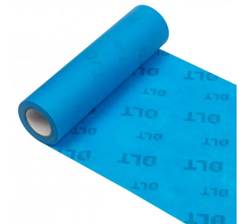 Гидроизоляционная лента DLT (синяя), 180 г/м², рулон 30 см * 10 м, арт.3578