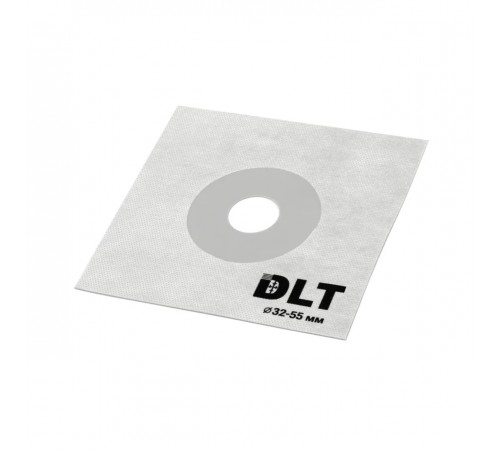 Гидроизоляционная манжета (гидроизоляционный пластырь) DLT 150*150 мм, Ø32-55 мм, арт.3582