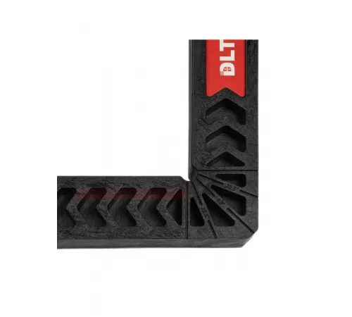 86710 Угольник столярный DLT пластиковый, 160х160мм, черный