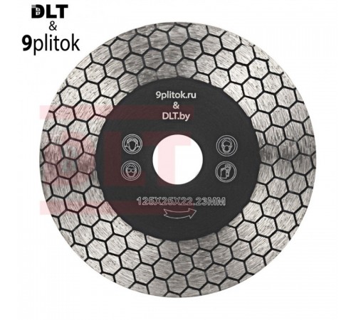 1173 Диск алмазный для заусовки плитки 45 град.9plitok&DLT №2