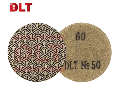 2126 Круг алмазный гибкий шлифовальный DLT #60 №50 50мм для гравера