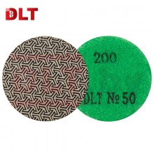 2128 Круг алмазный гибкий шлифовальный DLT #200 №50 50мм для гравера
