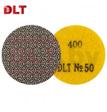 2129 Круг алмазный гибкий шлифовальный DLT #400 №50 50мм для гравера