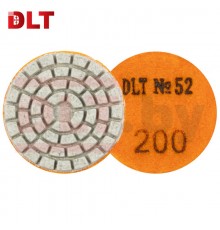 2136 Круг алмазный гибкий шлифовальный DLT #200 №52 50мм для гравера