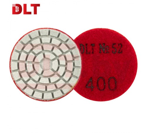 2137 Круг алмазный гибкий шлифовальный DLT #400 №52 50мм для гравера