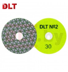 Круг алмазный гибкий шлифовальный DLT #30 №2 100мм 0938