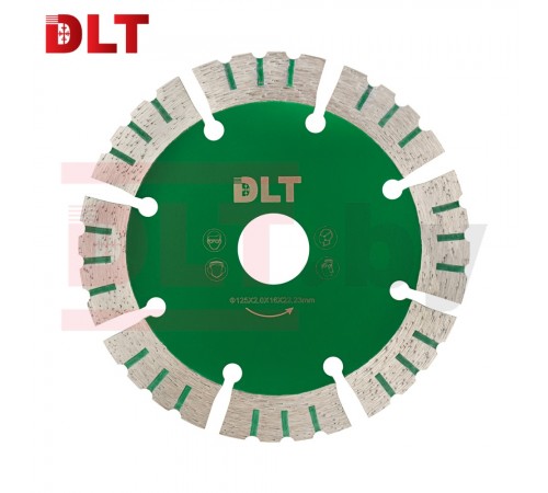 1501 Диск алмазный по бетону DLT №21 (Turbo),125мм