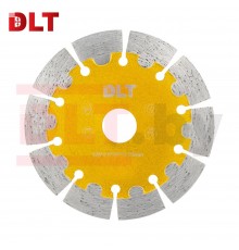 1502 Диск алмазный по бетону DLT №22 (Turbo-V),125мм