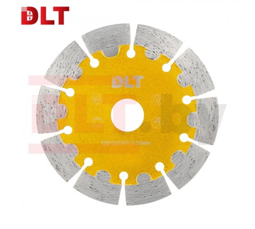 1502 Диск алмазный по бетону DLT №22 (Turbo-V),125мм