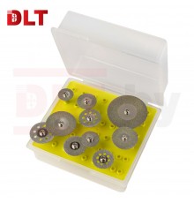 1500 Набор алмазных дисков DLT с титановым покрытием для гравера