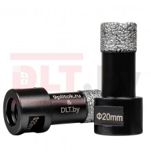 Коронка алмазная для плитки и камня 9plitok&DLT (CERAMIC PRO), 20мм для УШМ 0261