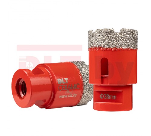 0496 Коронка алмазная для плитки и камня DLT (CERAMIC PRO), 38мм