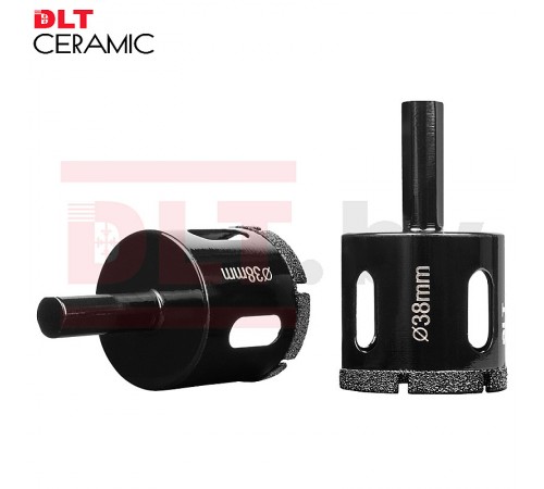 0672 Коронка алмазная по плитке и камню DLT CERAMIC, 38мм