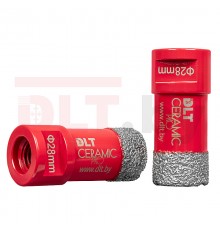 Коронка алмазная для плитки и камня DLT premium (CERAMIC PRO), 28мм