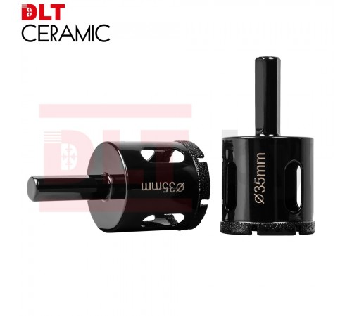 0043 Коронка алмазная для плитки и камня DLT CERAMIC 35мм