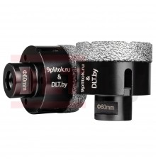 0266 Коронка алмазная для плитки и камня 9plitok&DLT (CERAMIC PRO), 60мм для УШМ