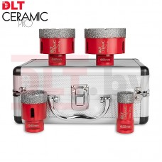 Набор коронок алмазных для плитки DLT CERAMIC PRO 10/1 (25/40/60/68мм)