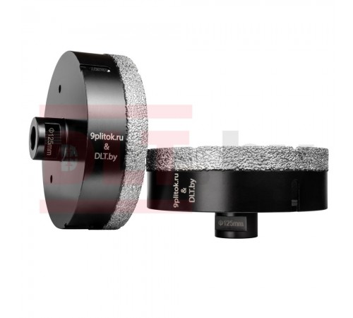 0255 Коронка алмазная для плитки и камня 9plitok&DLT (CERAMIC PRO), 125мм