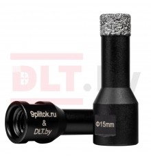 Коронка алмазная для плитки и камня 9plitok&DLT (CERAMIC PRO), 15мм для УШМ 0258