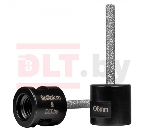 Коронка-фреза алмазная для плитки 9plitok&DLT CERAMIC 6 мм 0097