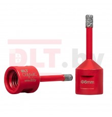 Коронка алмазная для плитки и камня DLT premium (CERAMIC PRO), 6мм 0492