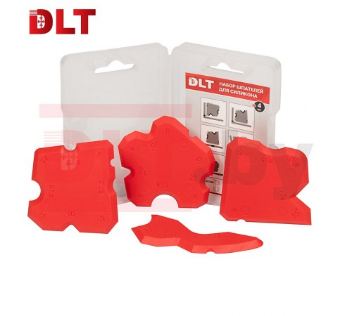 63100 Набор шпателей для силикона DLT 4шт.