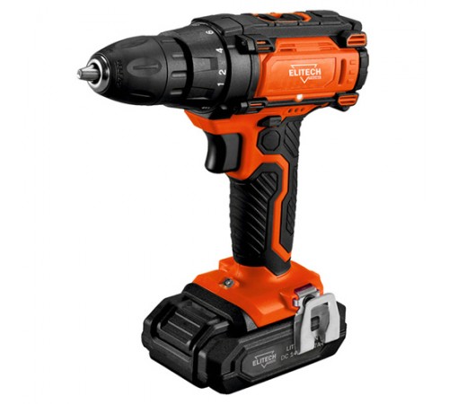 Дрель аккумуляторная Elitech ДА 18СЛ2 Промо