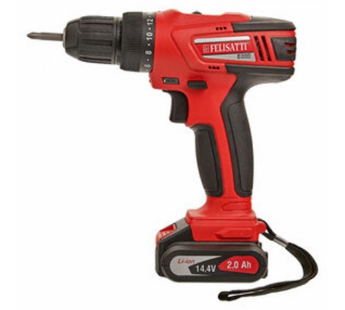 Дрель аккумуляторная FELISATTI ДА-10/14,4Л2