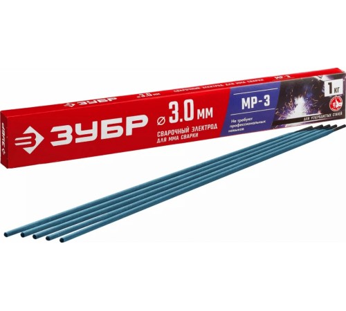 40011-3.0 Электроды ЗУБР 3,0х350мм (1кг)