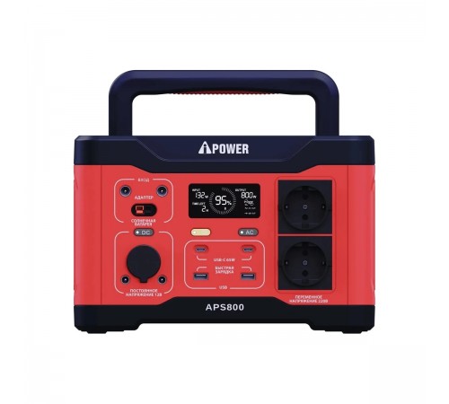 Аккумуляторная портативная электростанция A-iPower APS600 20601