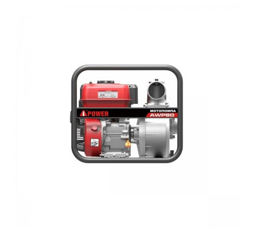 Мотопомпа бензиновая для чистой воды A-iPower AWP80 30131