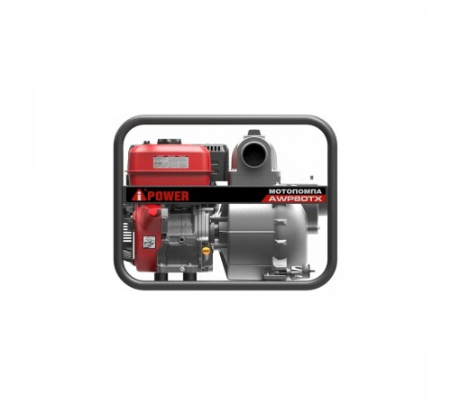 Мотопомпа бензиновая для грязной воды A-iPower AWP80TX 30331