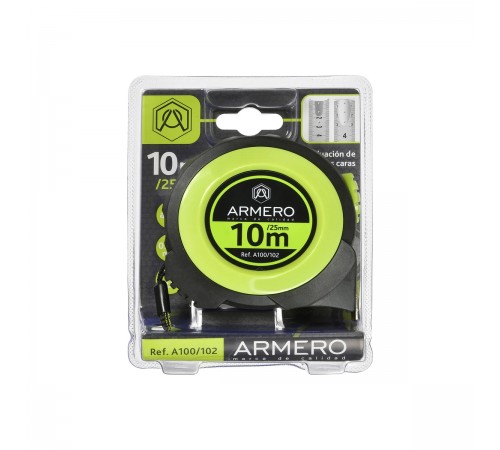A100/102 Рулетка ARMERO с автоблокировкой 10м х 25мм
