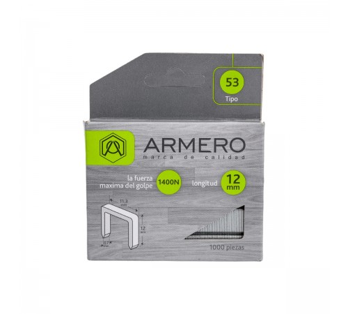A312/009 Скобы для степлера ARMERO тип 53, 12 мм
