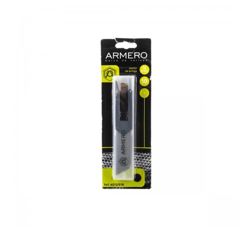 A512/018 Лезвие ARMERO сегментное, 18 мм, 10 шт.