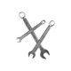 AV-031060 Набор ключей комбинированных AV Steel 6 штук 8-17 мм