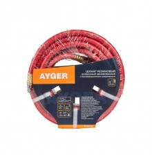 Шланг резиновый воздушный AYGER армированный 10х16мм, 15 м 330015