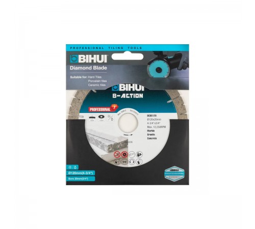 DCBS120 Диск алмазный BIHUI 120мм