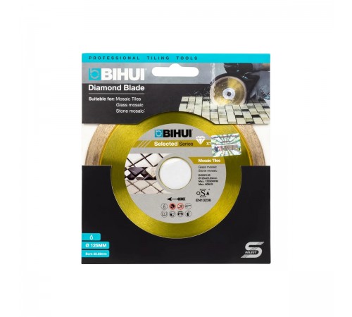 DCDC125 Диск алмазный BIHUI MOSAIC TILES желтый 125 мм