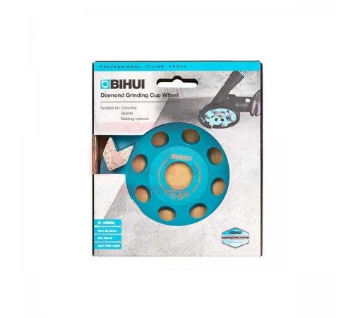 DCWA5 Алмазная чашка по бетону професс. BIHUI FAN d=125 mm