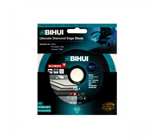 Алмазный диск BIHUI Ultimate Edge 125 мм, для резки и заусовки плитки под 45°, арт.DPD125