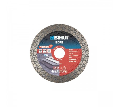 Диск алмазный для заусовки плитки 45 град. BIHUI DPE125