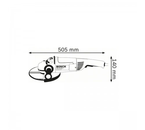 УШМ Bosch GWS 26-230 H кейс 0.601.856.100