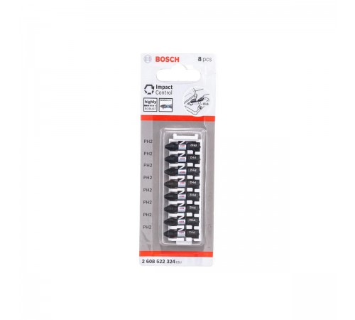 2.608.522.324 Бита ударная Bosch Impact Control PH2 25мм