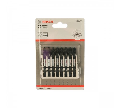 2.608.522.338 Бита двухстороняя Bosch Impact Control PZ2 65мм