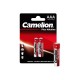 Элемент питания алкалиновый Camelion Plus Alkaline AAA/LR03 1.5B LR03-BP2 BL-2 1651