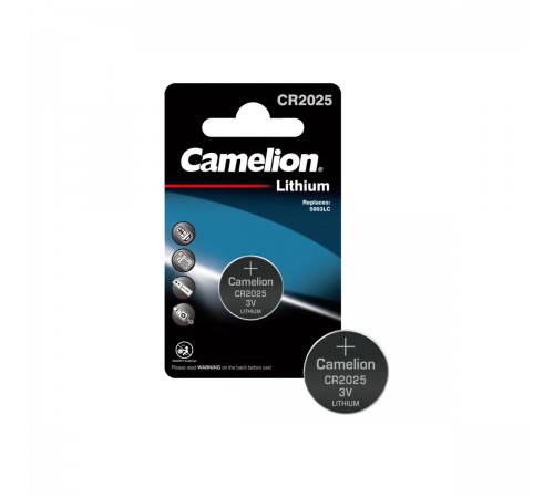 3067 Элемент питания литиевый Camelion CR2025 BL-1
